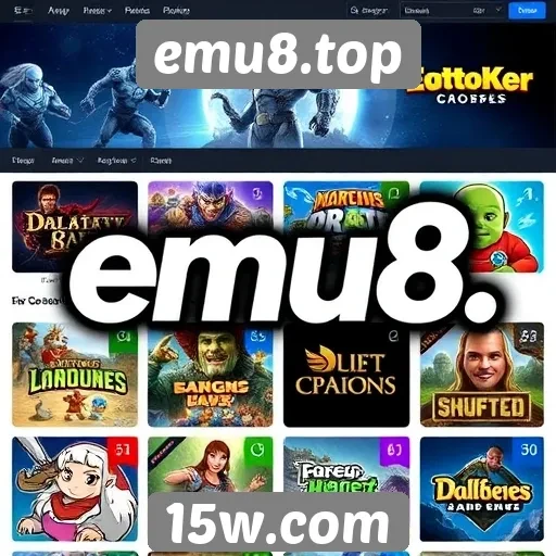 Plataforma emu8.top oferece jogos de diversas categorias