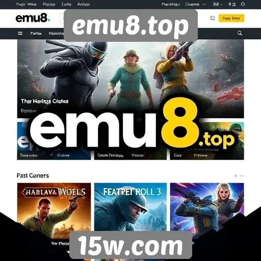 Comparação entre emu8.top e outros sites de jogos