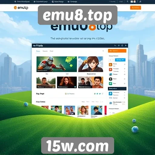 Desempenho e usabilidade do site emu8.top